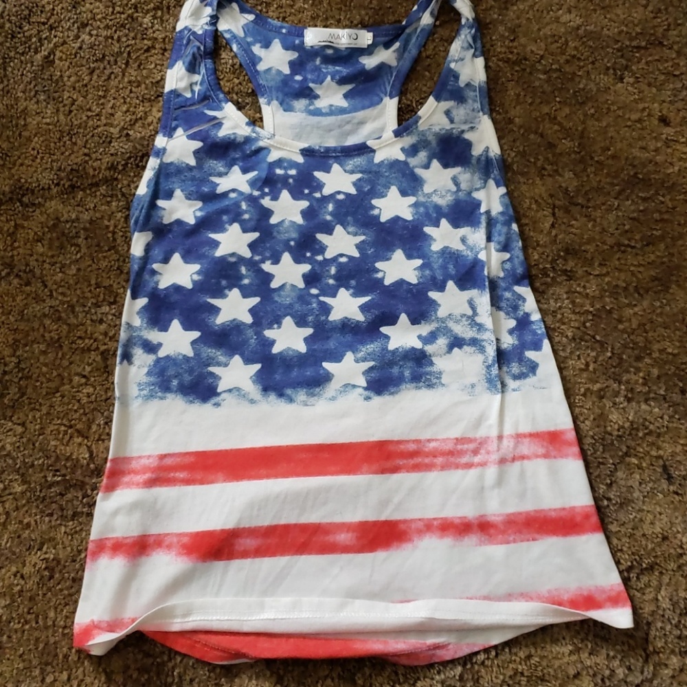 American Flag Tank Top
